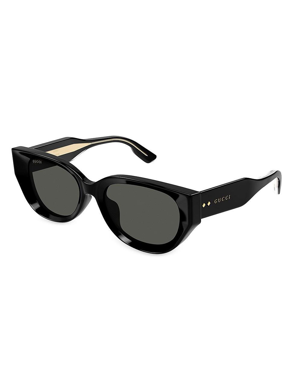 Womens Thickness 54MM Cat-Eye Sunglasses Product Image