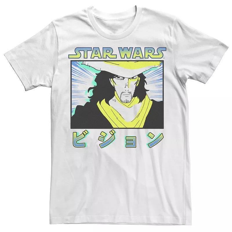 Mens Star Wars Visions Akakiri Framed Kanji Portrait Bombard Wash Tee, Boys Product Image