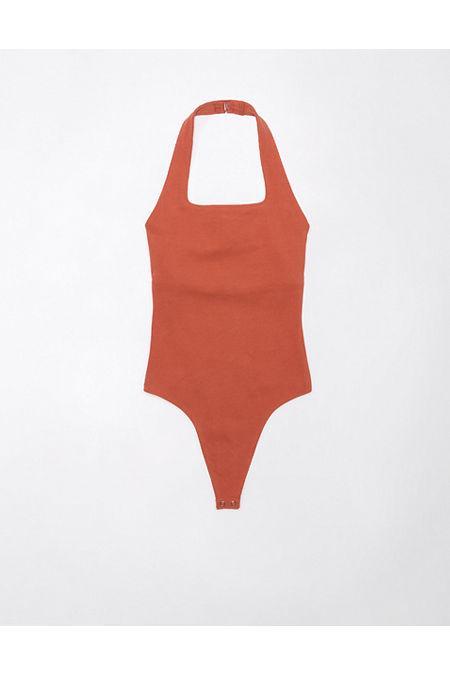 AE Square-Neck Main Squeeze Halter Bodysuit Womens Product Image