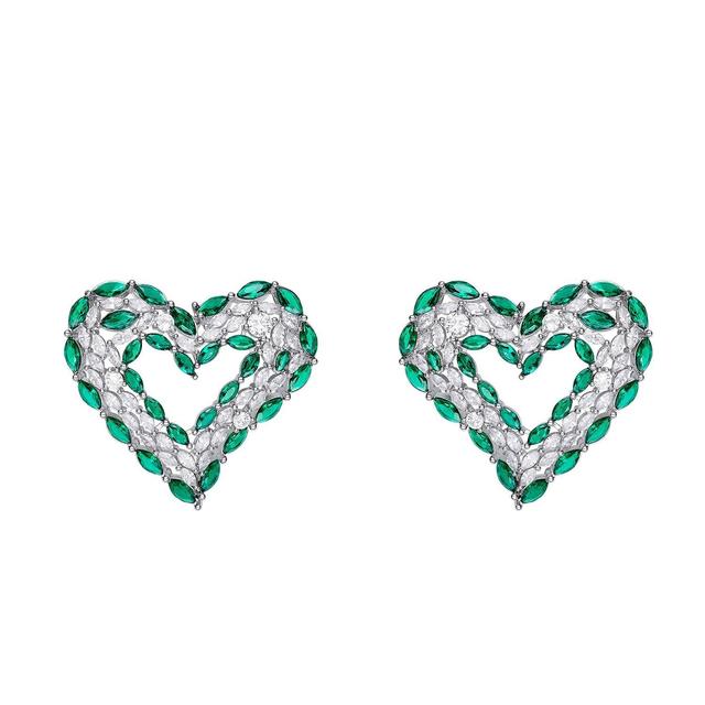 Jade Heart Earrings (Final Sale) Product Image