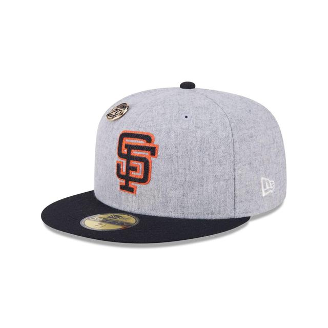 San Francisco Giants 70th Anniversary Gray 59FIFTY Fitted Hat Male Product Image