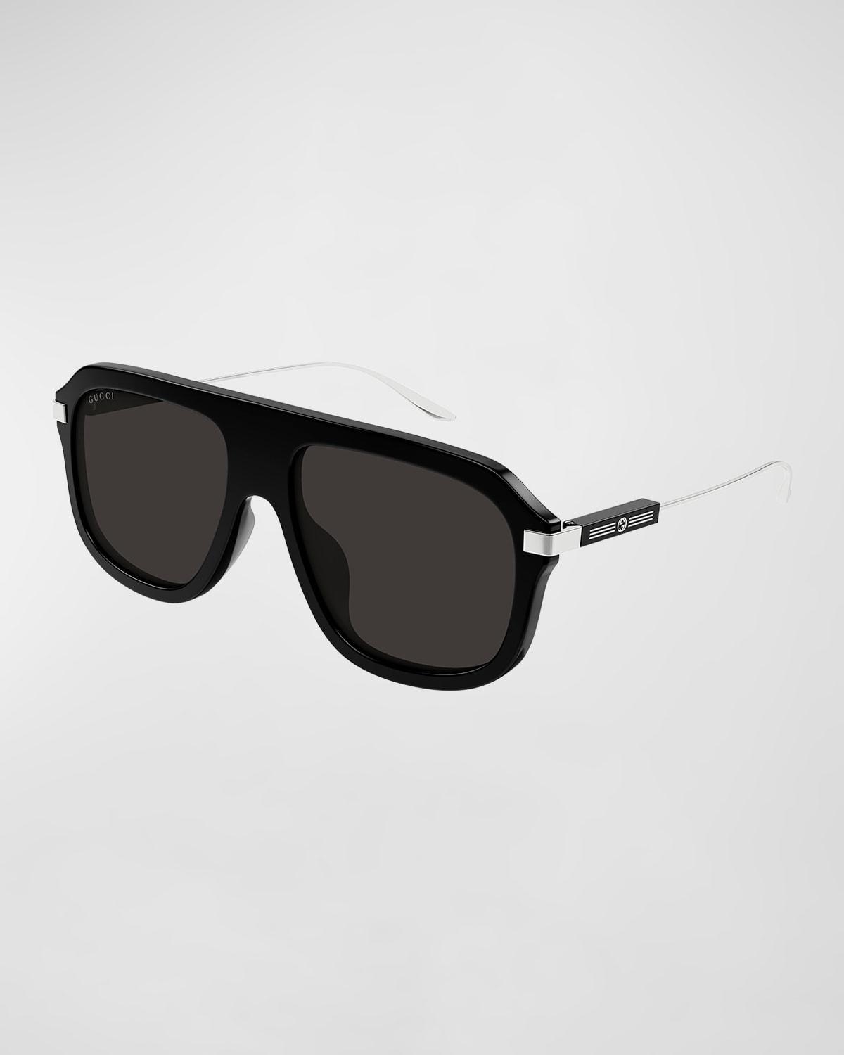 Mens Back To Web Pilot Recycled Acetate & Metal Sunglasses Product Image