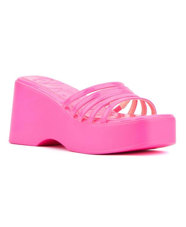 Olivia Miller Womens Dreamer Wedge Sandals Product Image