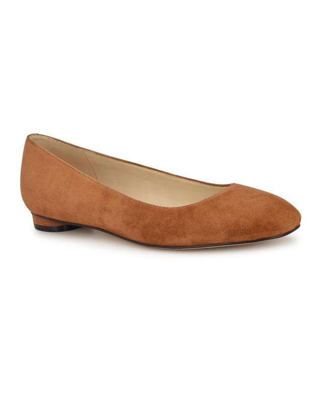 Nine West Womens Robbe Round Toe Slip On Dress Flats Product Image