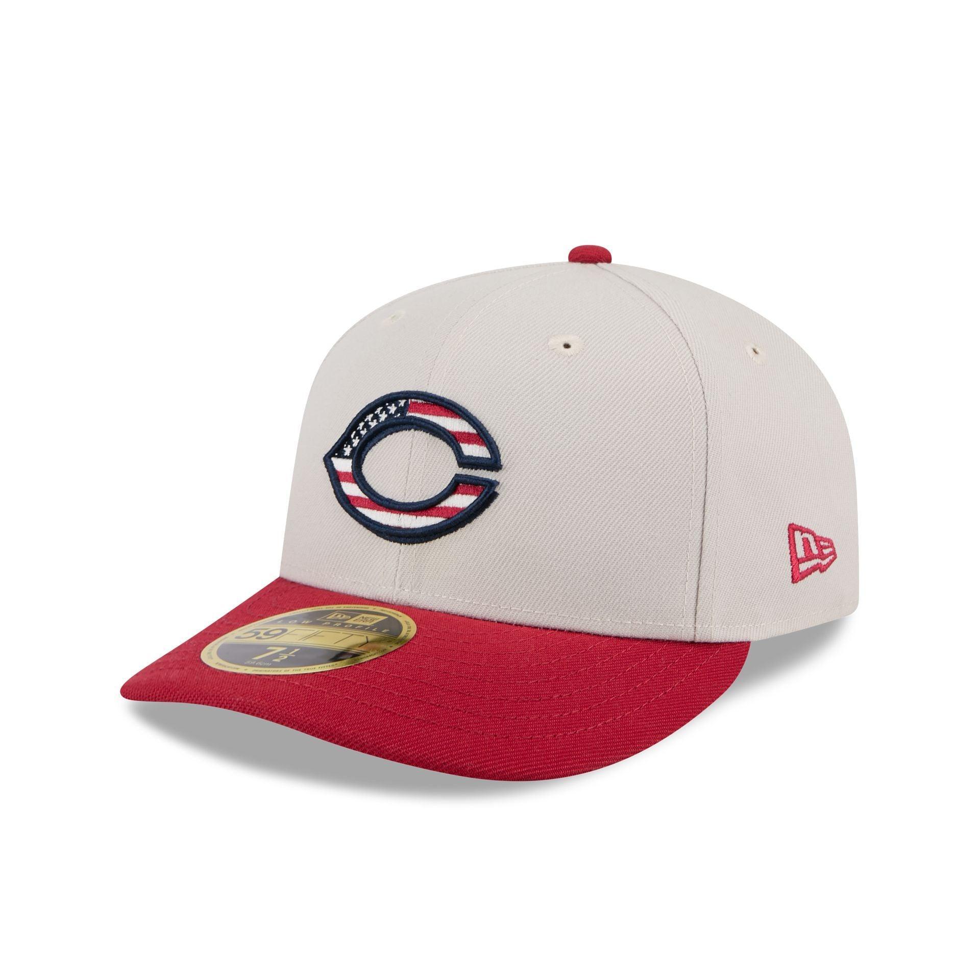 Cincinnati Reds Independence Day 2024 Low Profile 59FIFTY Fitted Hat Male Product Image