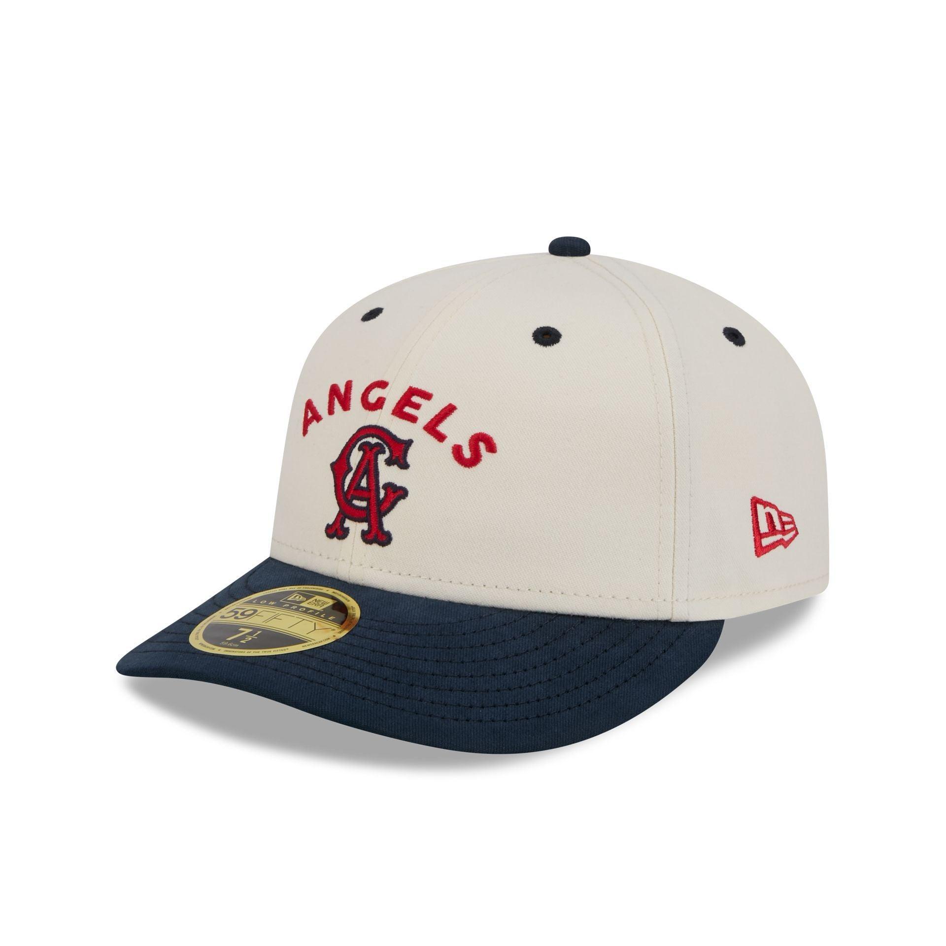 Los Angeles Angels Vintage Stack Low Profile 59FIFTY Fitted Hat Male Product Image