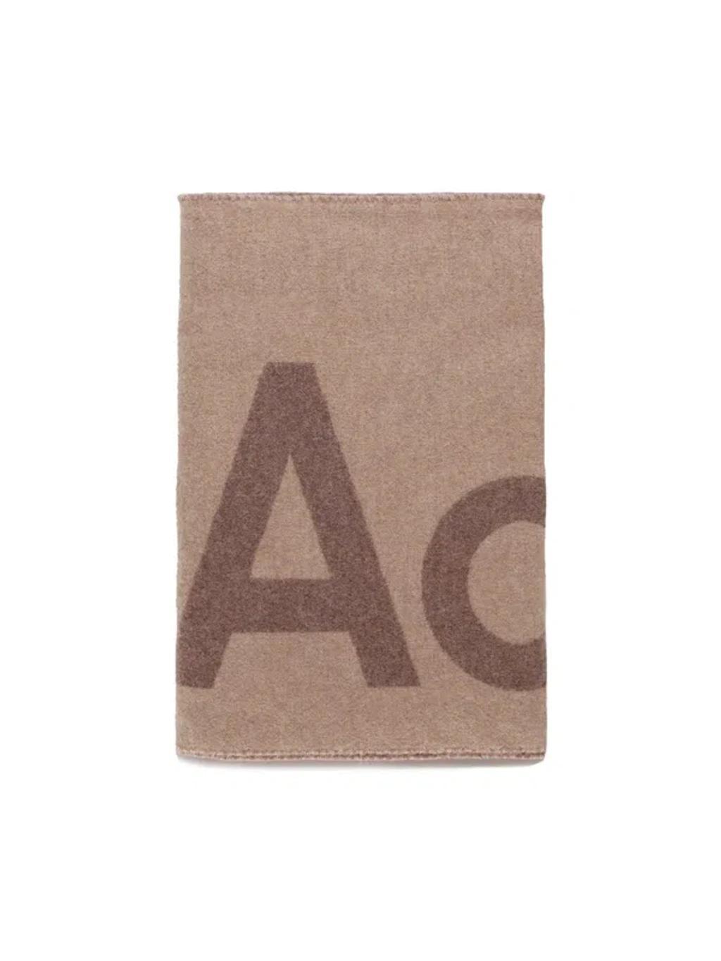 Over Logo Scarf In Camelbrown Product Image