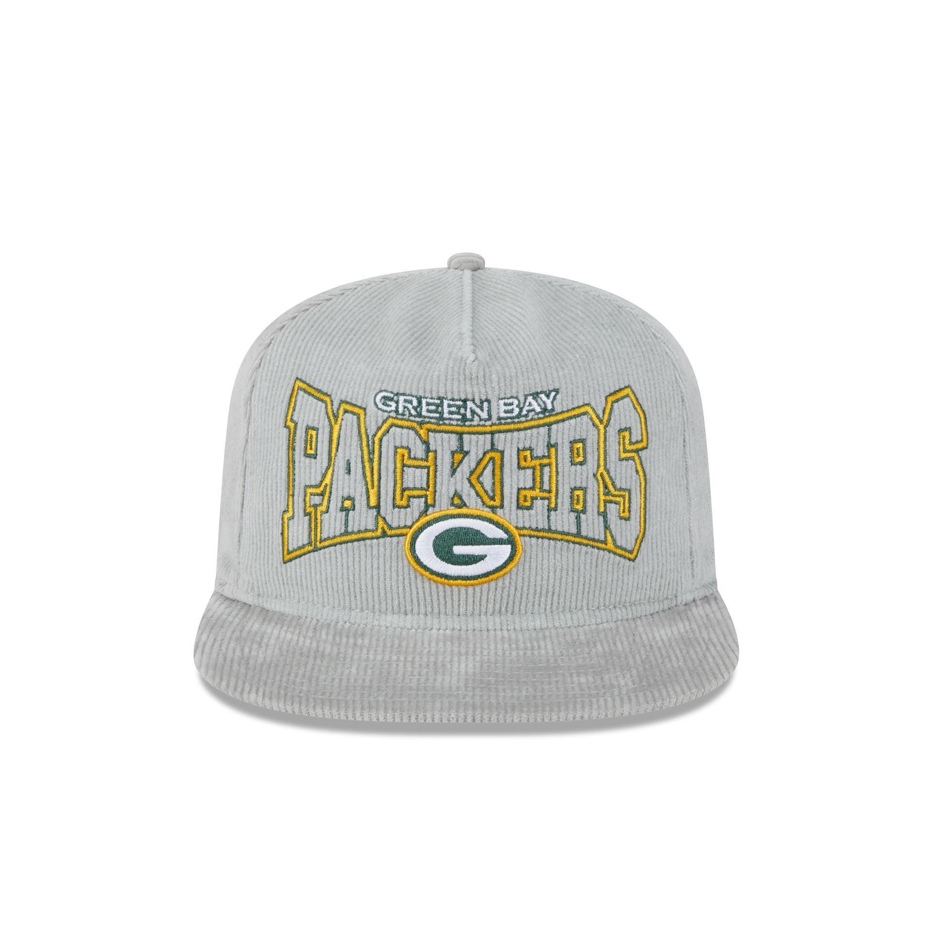 Green Bay Packers Gray Cord Golfer Hat Male Product Image