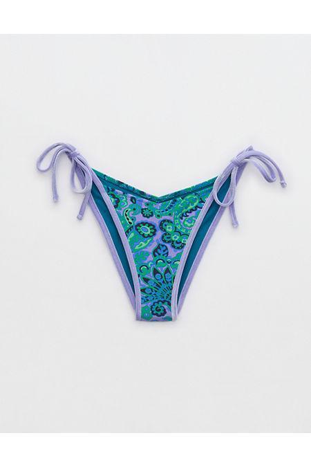 Aerie Low Rise Tie Cheekiest Bikini Bottom Women's Product Image