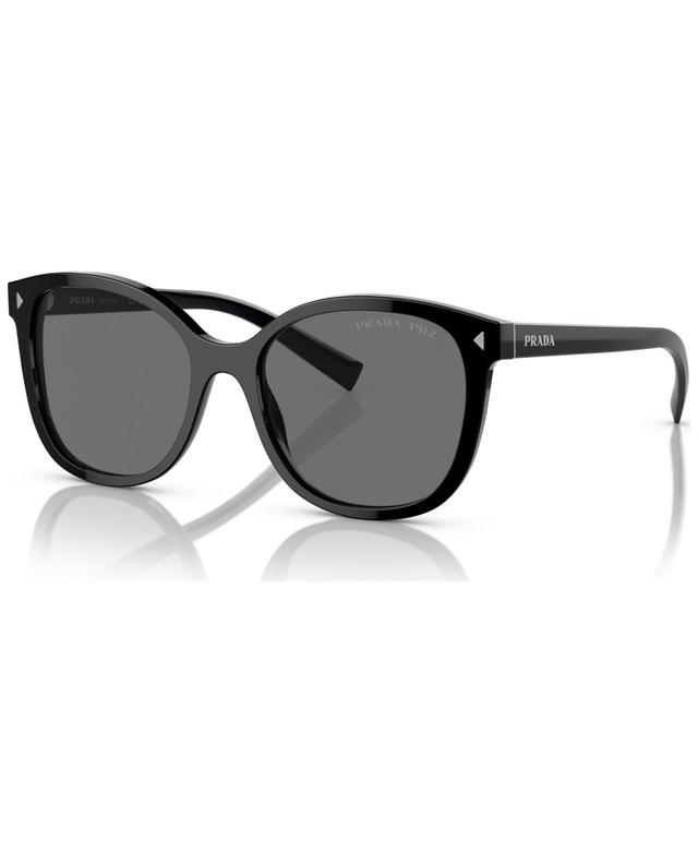 Prada Woman Sunglass PR 22ZSF -  Frame color: Black, Lens color: Polar Dark Grey Product Image