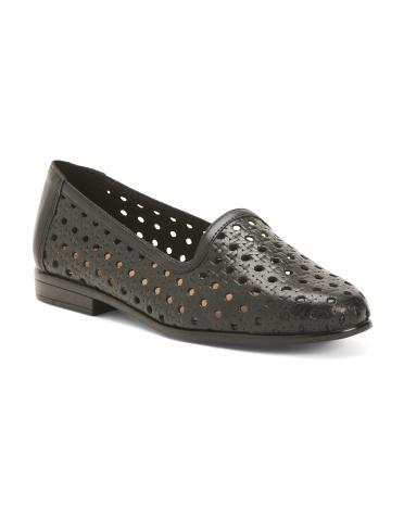 Leather Liz Open Weave Loafers for Women | Leather/Man-Made Sole Product Image