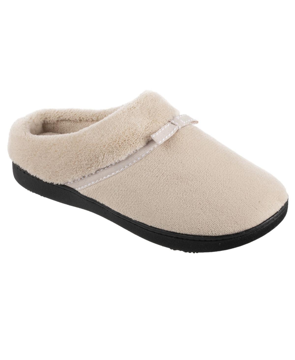 Isotoner Signature Womens Micro Terry Milly Hoodback Slipper Product Image