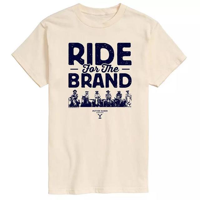 Mens Yellowstone Ride For The Brand Graphic Tee Ivory Product Image