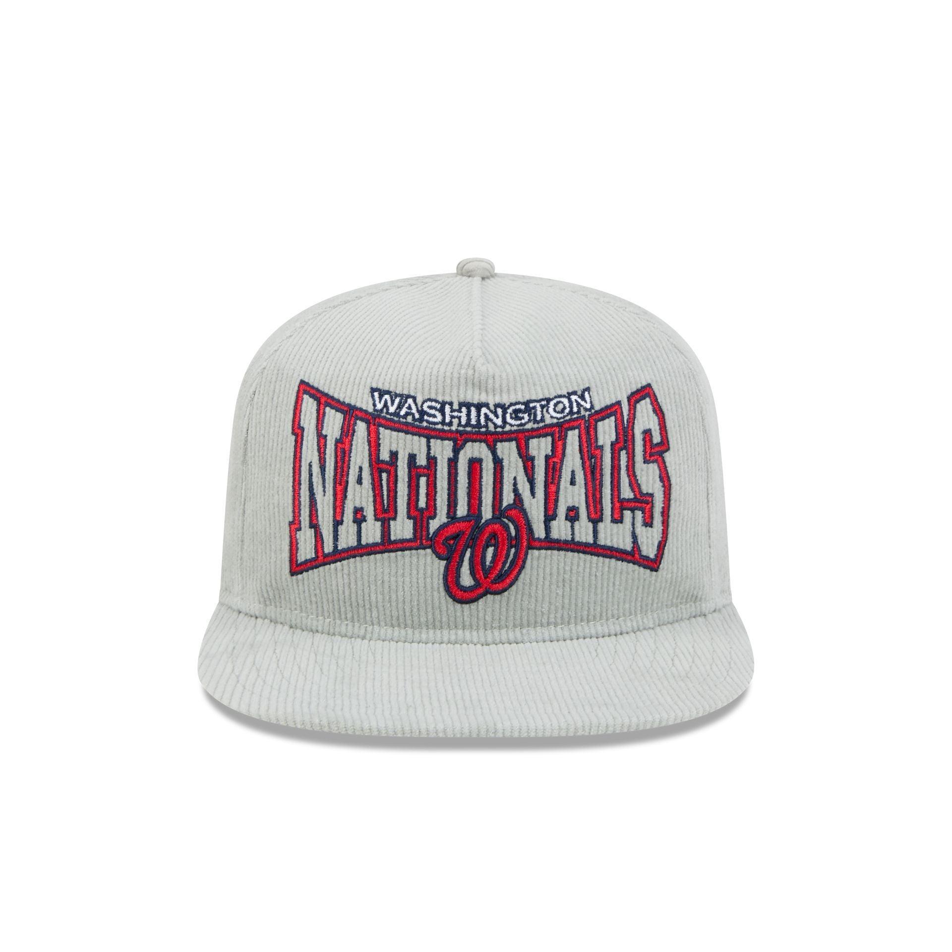 Washington Nationals Gray Cord Golfer Hat Male Product Image