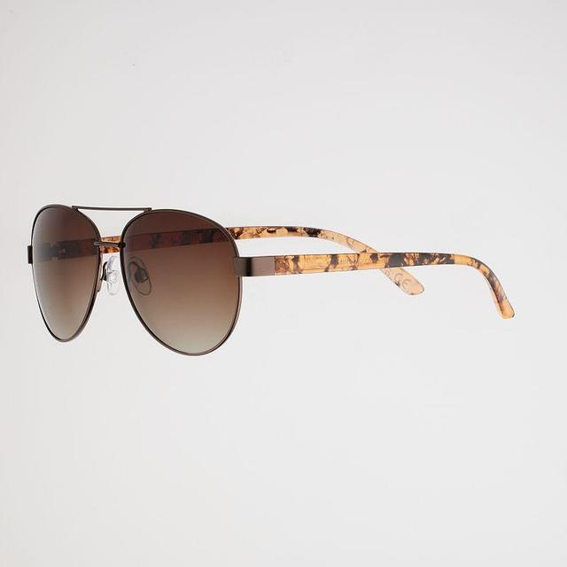 Womens Sonoma Goods For Life Metal Aviator Sunglasses Product Image