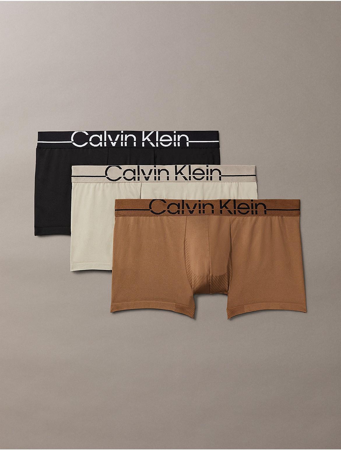 Calvin Klein Mens Calvin Klein Pro Fit 3-Pack Micro Low Rise Trunk - Black - XL Product Image