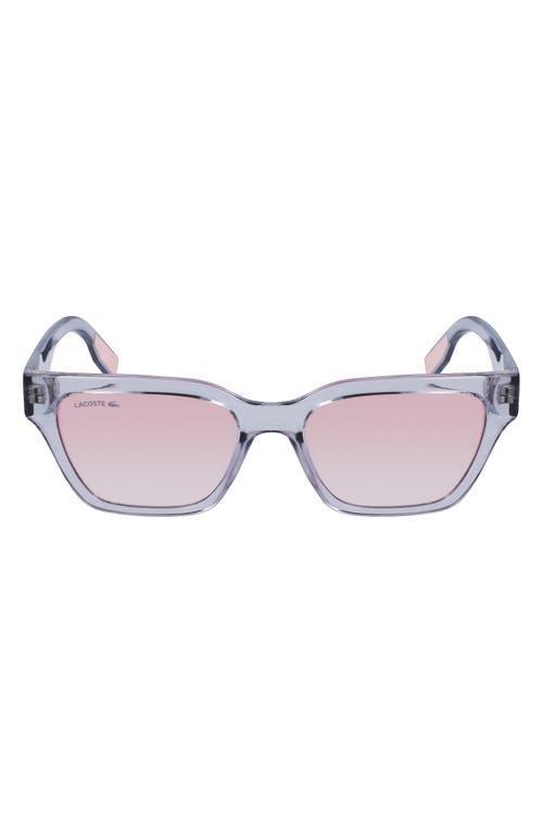 Lacoste Womens L6002S 53mm Rectangle Sunglasses Product Image