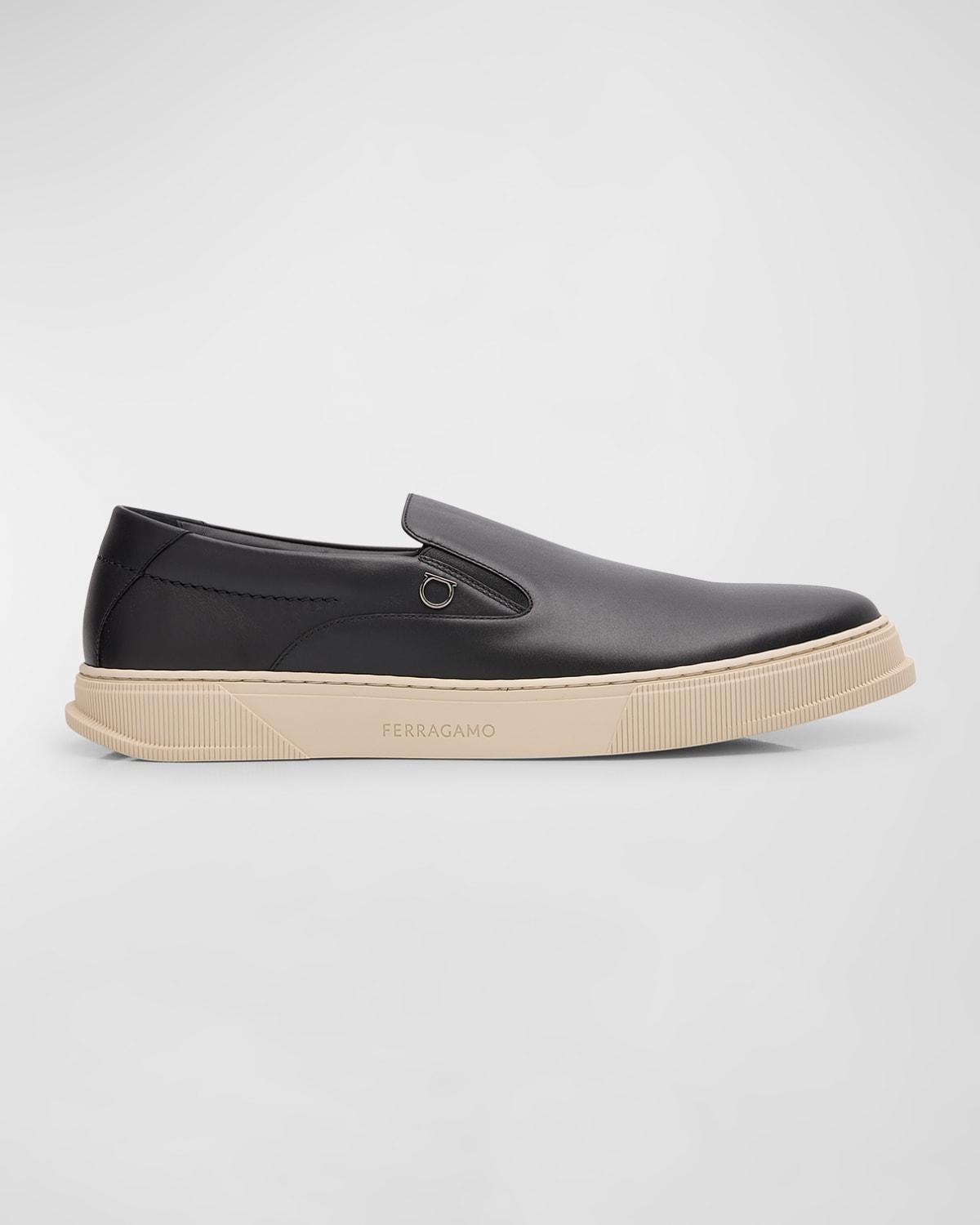 Mens Cameron Leather Slip-On Sneakers Product Image