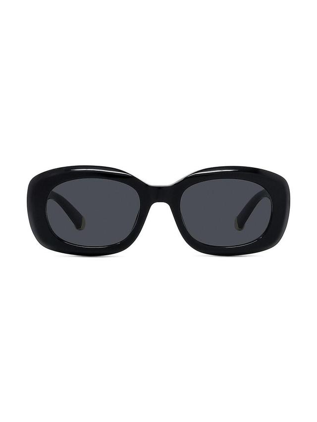 Womens Square Shiny 52MM Sunglasses Product Image