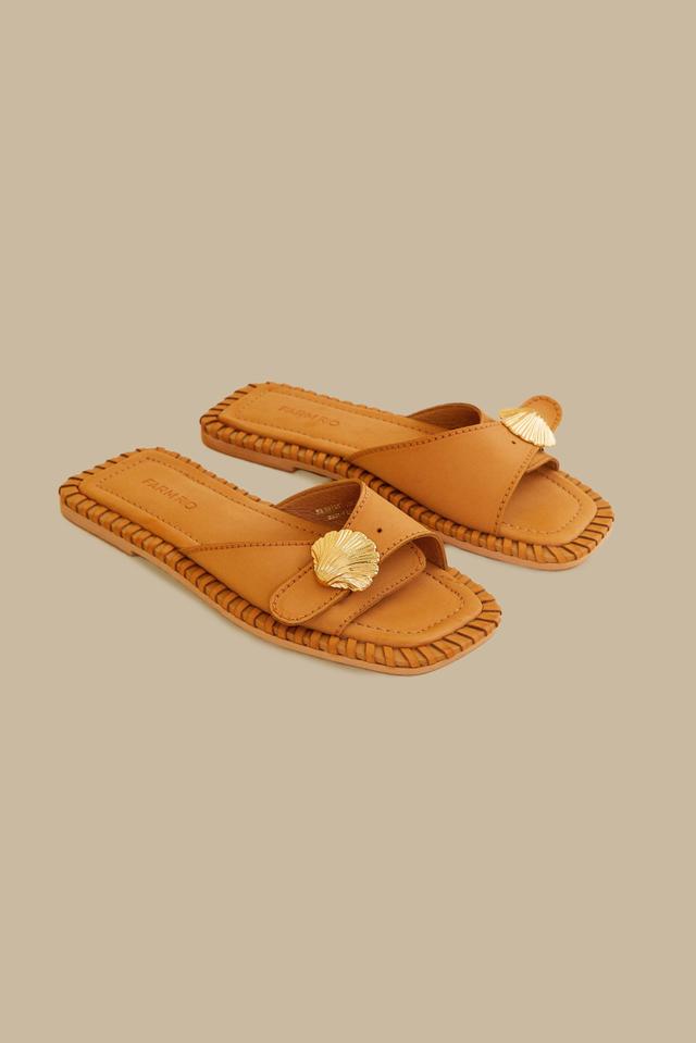 Caramel Sandal Slipper, CARAMEL / 5 Product Image