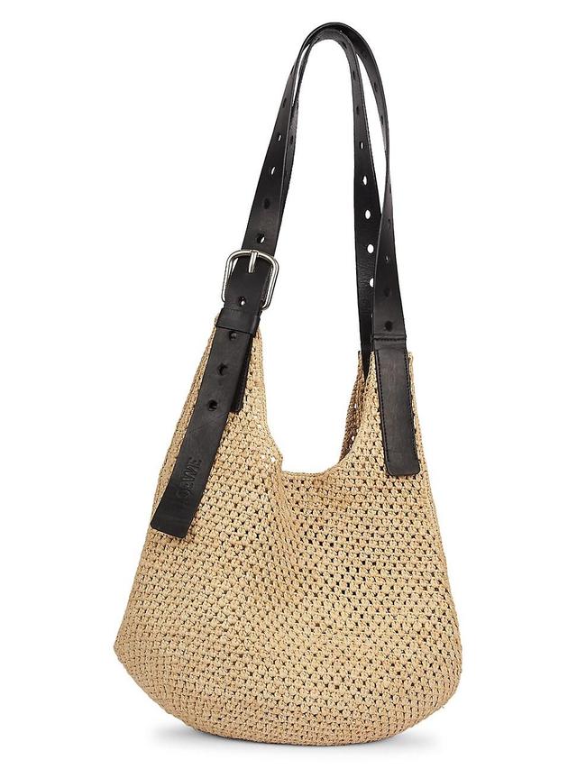 Womens LOEWE x Paulas Ibiza Raffia Hobo Bag Product Image