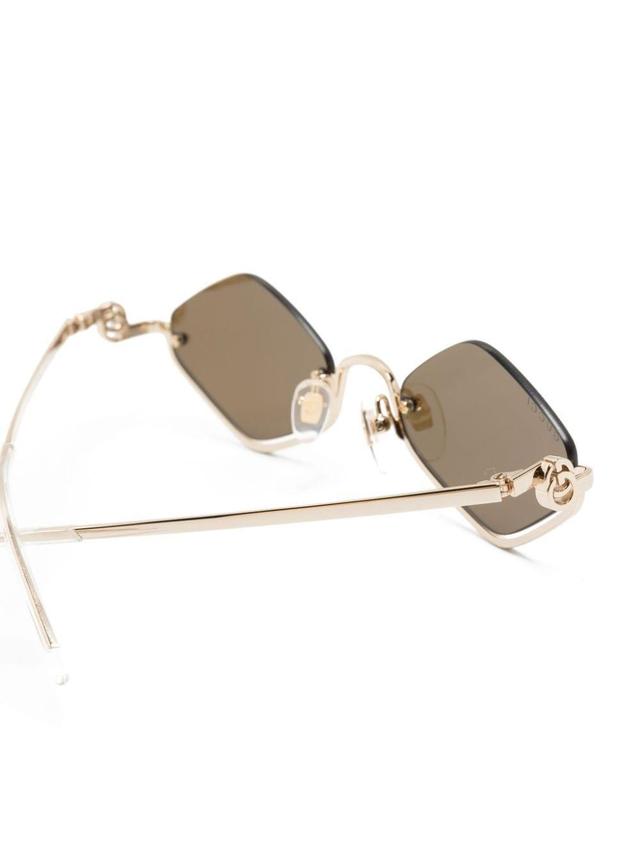 Double G geometric-frame sunglasses Product Image