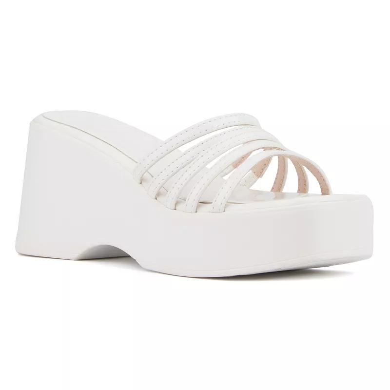 Olivia Miller Womens Dreamer Wedge Sandal Product Image