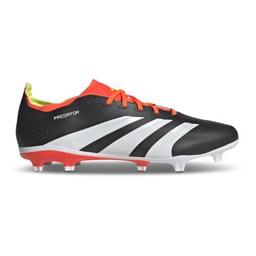 adidas Predator 24 League Low Firm Ground White/Solar Red) Shoes Product Image