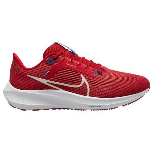 Nike Mens Air Zoom Pegasus 40 - Shoes University Red/Sea Glass/Midnight Navy Product Image