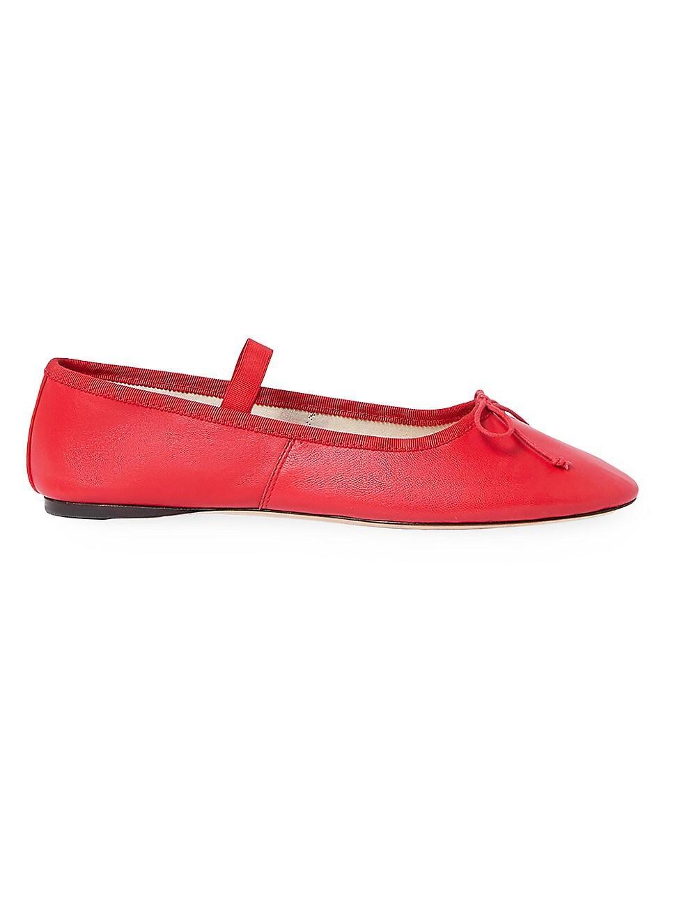 Loeffler Randall Womens Leonie Slip On Ankle Strap Flats Product Image