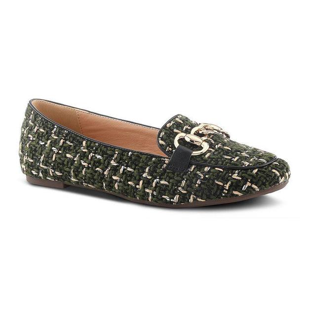 Patrizia Knit-Knot Womens Slip-On Loafers Grey Product Image