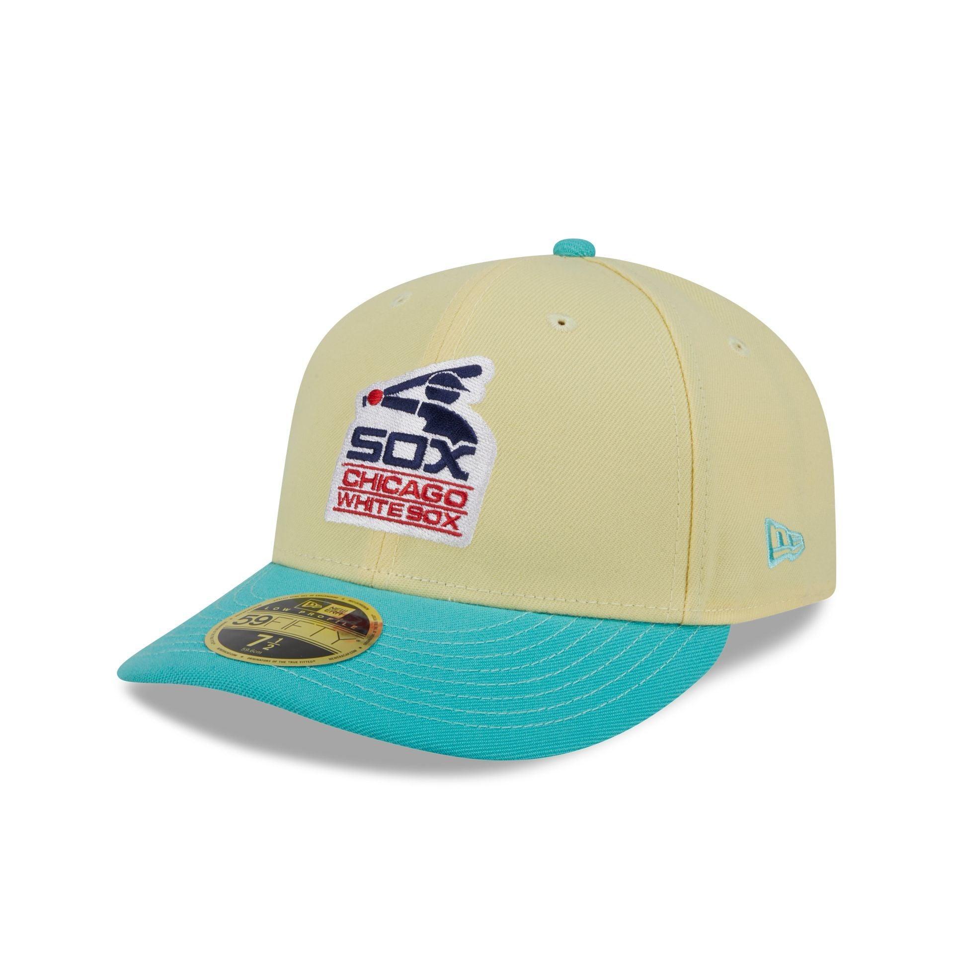 Chicago White Sox Soft Yellow Low Profile 59FIFTY Fitted Hat Male Product Image