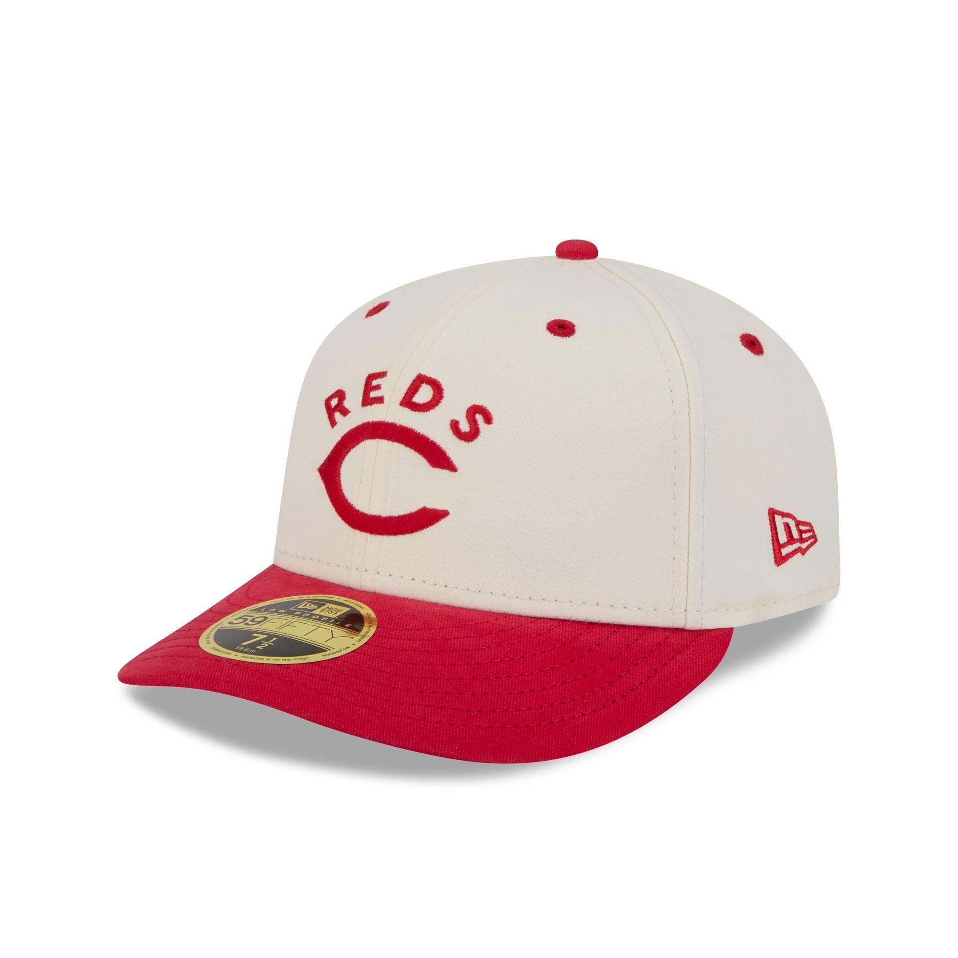 Cincinnati Reds Vintage Stack Low Profile 59FIFTY Fitted Hat Male Product Image