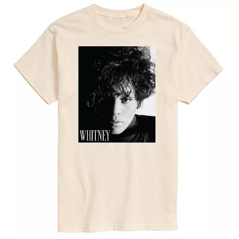 Mens Whitney Houston Tee Beige Product Image