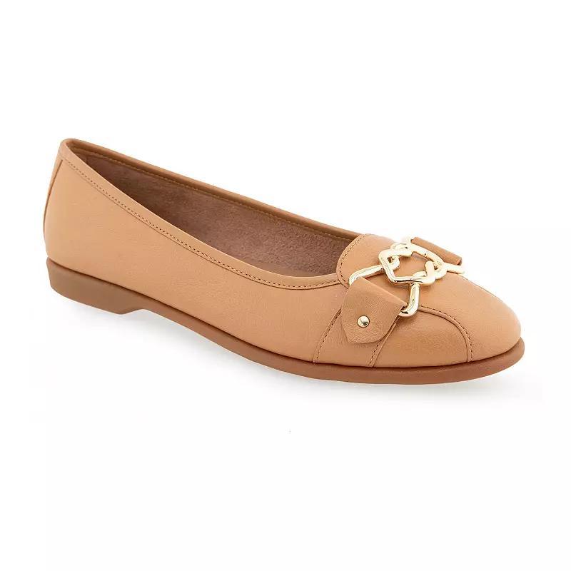 Aerosoles Bia Womens Leather Ballet Flats Product Image