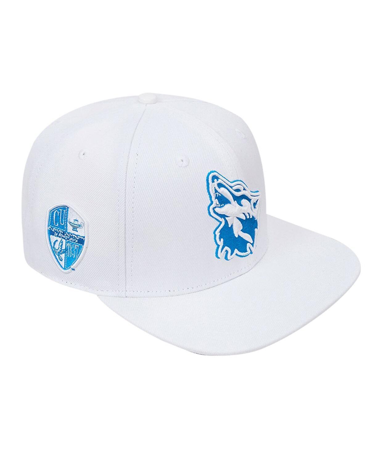 Mens Pro Standard White Cheyney Wolves Mascot Evergreen Wool Snapback Hat Product Image