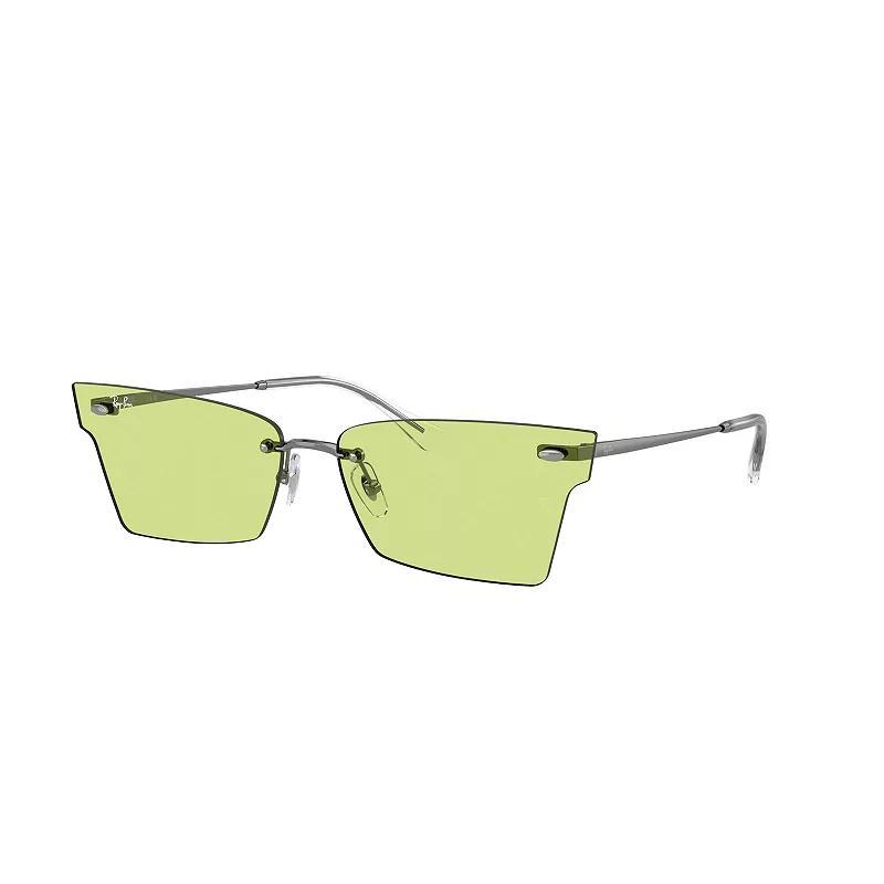 Ray-Ban Xime Bio-based Sunglasses Frame Green Lenses Product Image