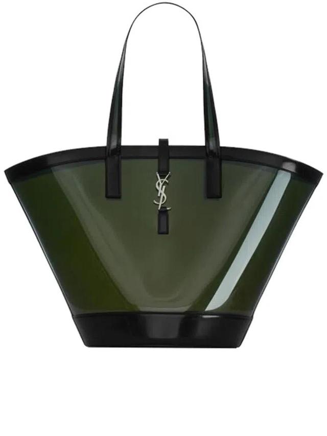 SAINT LAURENT New Shape Bags In Green Product Image