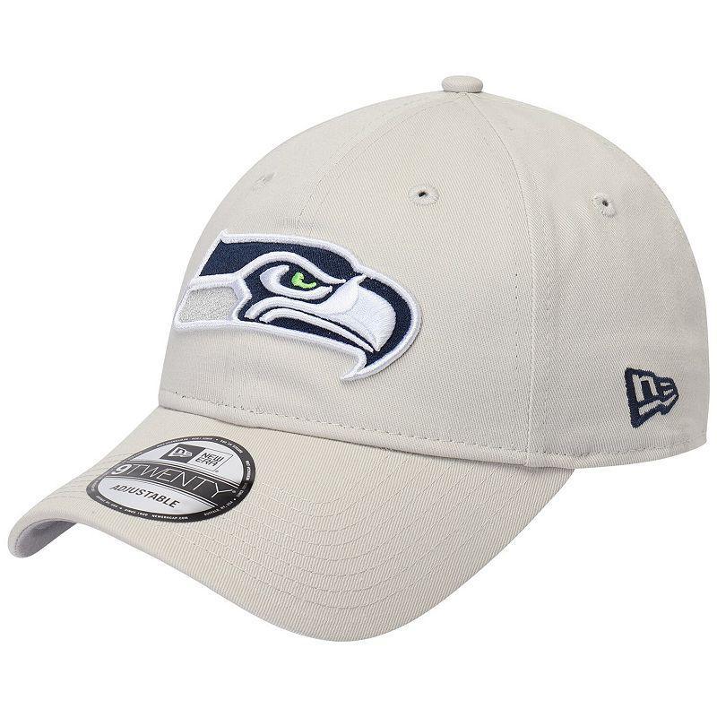 Mens New Era Khaki Seattle Seahawks Playmaker 9TWENTY Adjustable Hat Product Image