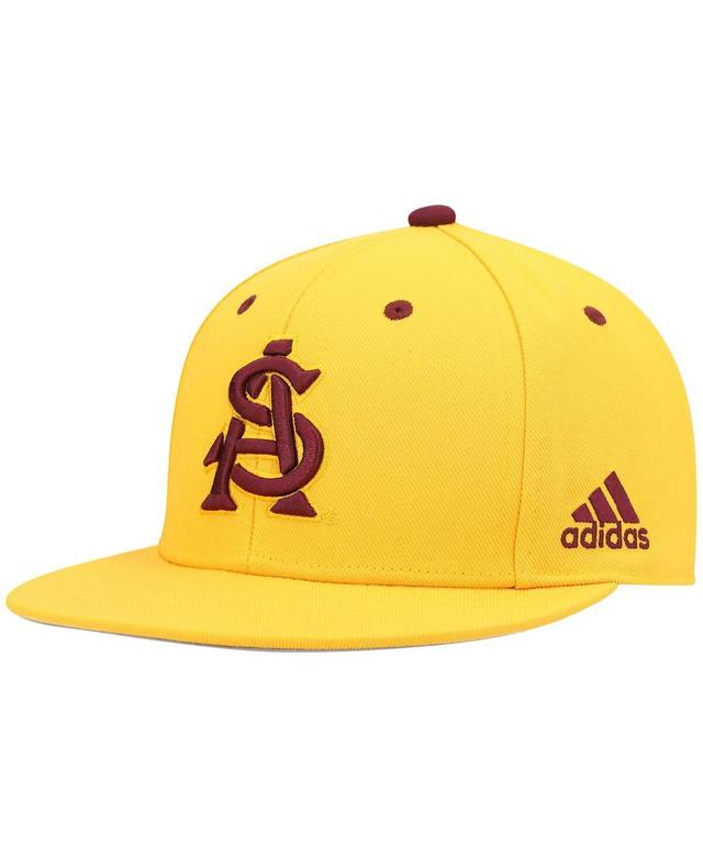 Mens adidas Gold Arizona State Sun Devils Team On-Field Baseball Fitted Hat Product Image