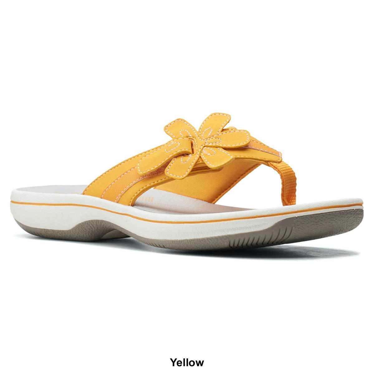 Womens Clarks(R) Cloudsteppers(tm) Brinkley Flora Flip Flops Product Image