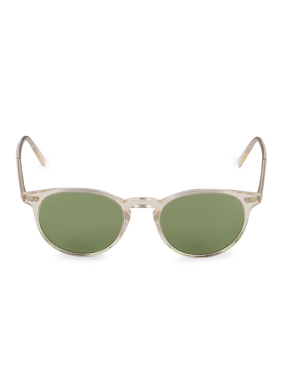 Oliver Peoples Riley 49mm Round Sunglasses Product Image