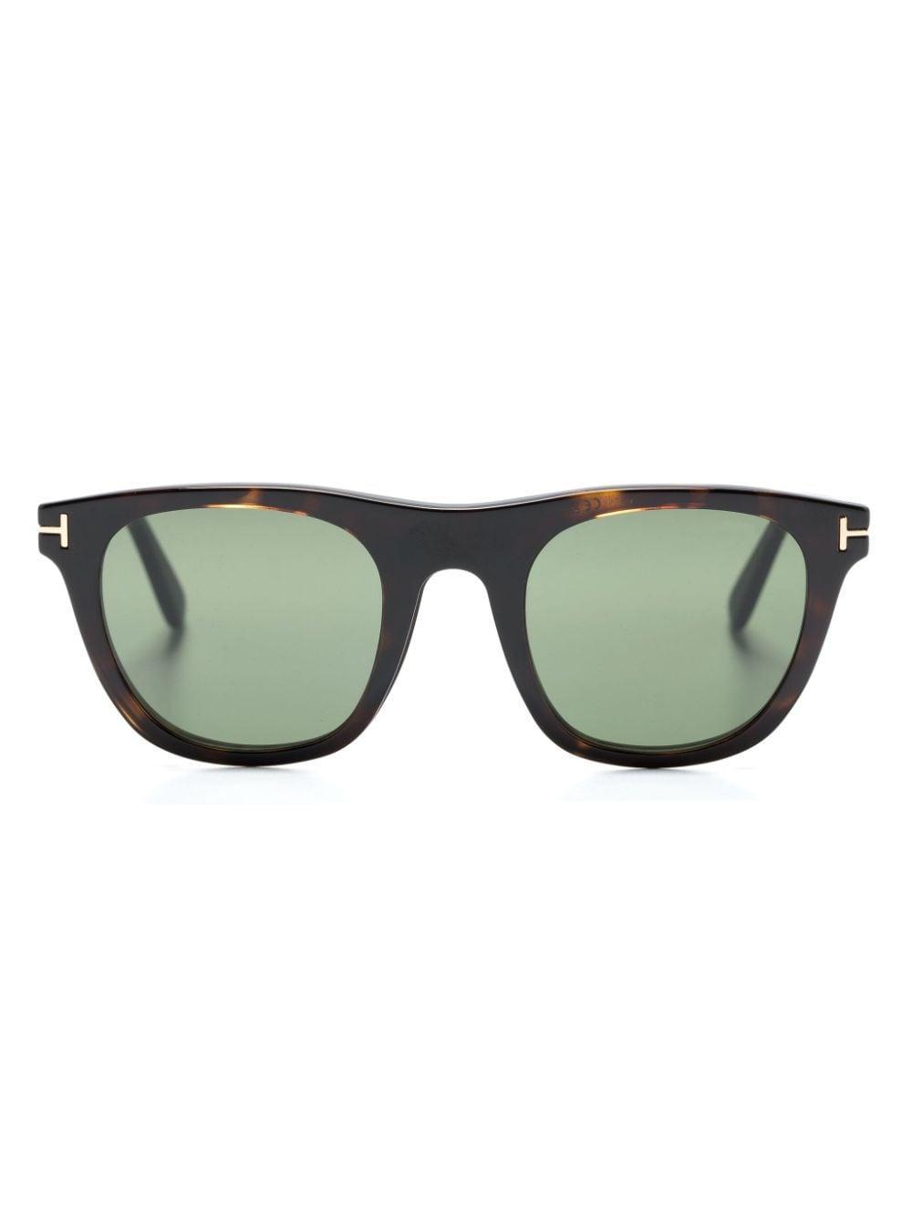 Interchangeable-frame Tortoiseshell Glasses In Brown Product Image