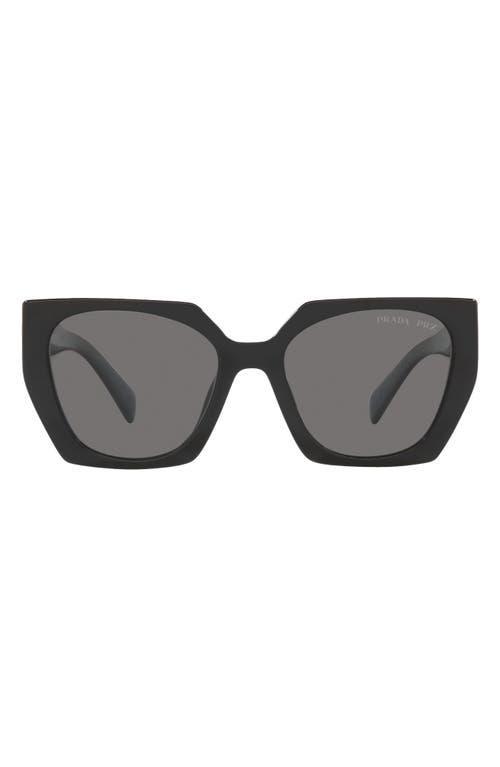 Prada 54mm Polarized Irregular Sunglasses Product Image