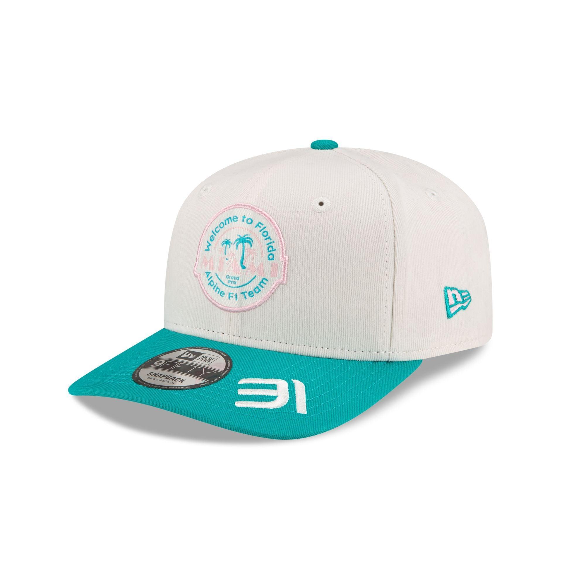 2024 Miami Race Special BWT Alpine F1 Team Esteban Ocon 9FIFTY Original Fit Snapback Hat Male Product Image