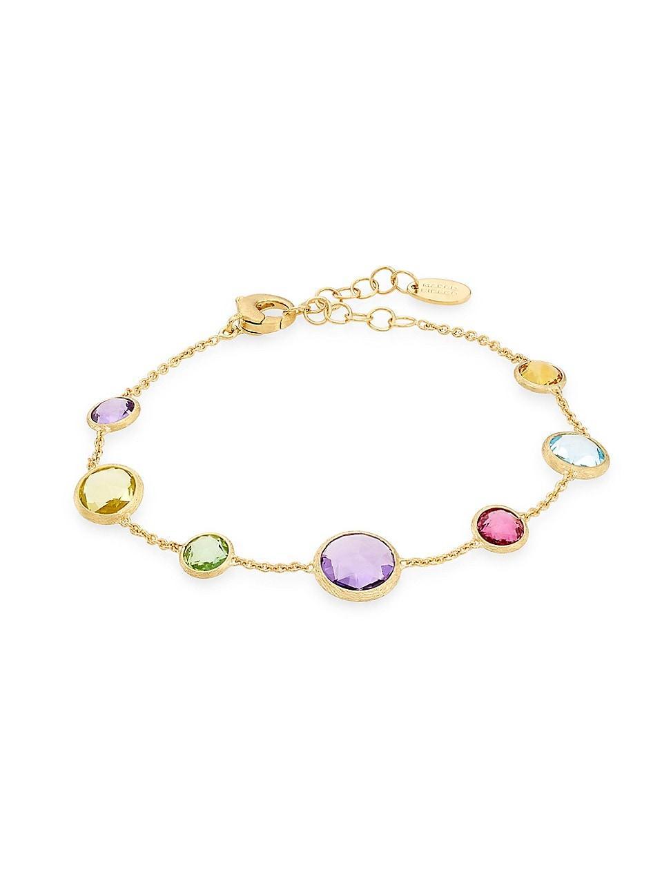 Marco Bicego 18K Yellow Gold Jaipur Multi Gemstone Bracelet Product Image