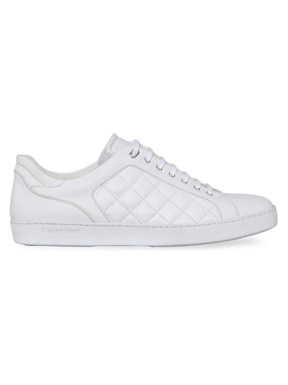 Mens Calfskin Leather Sneakers Product Image