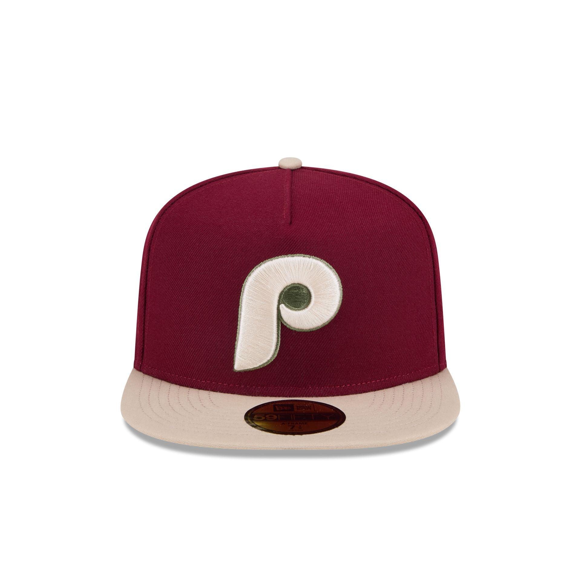 Philadelphia Phillies Canvas 59FIFTY A-Frame Fitted Hat Male Product Image