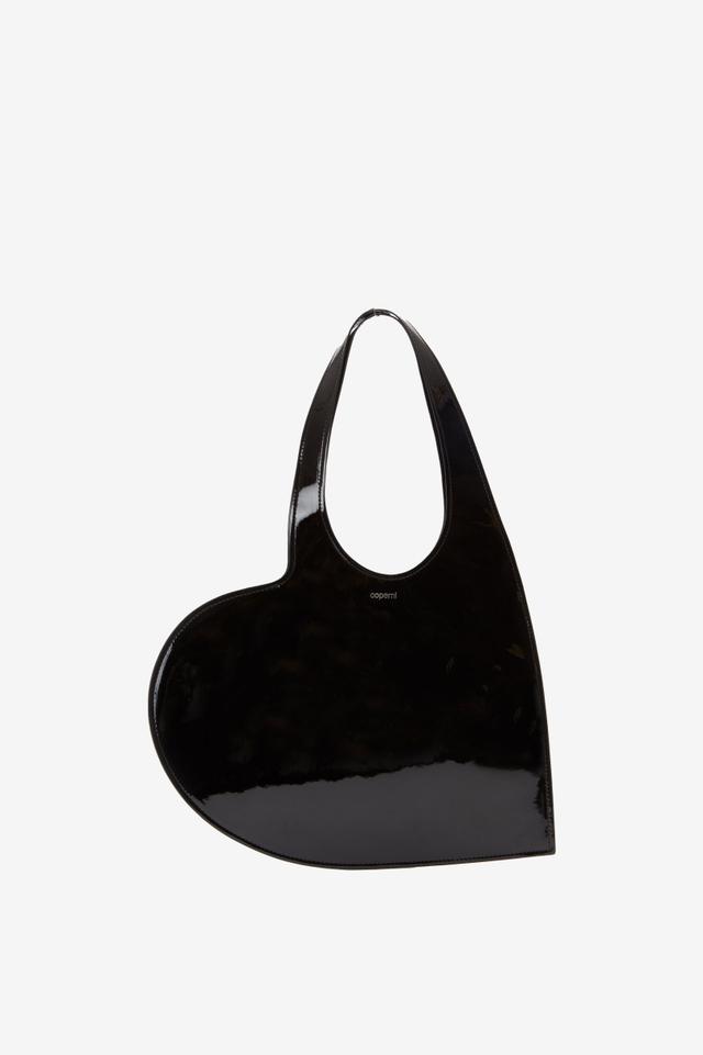 Patent Mini Heart Tote Bag Product Image