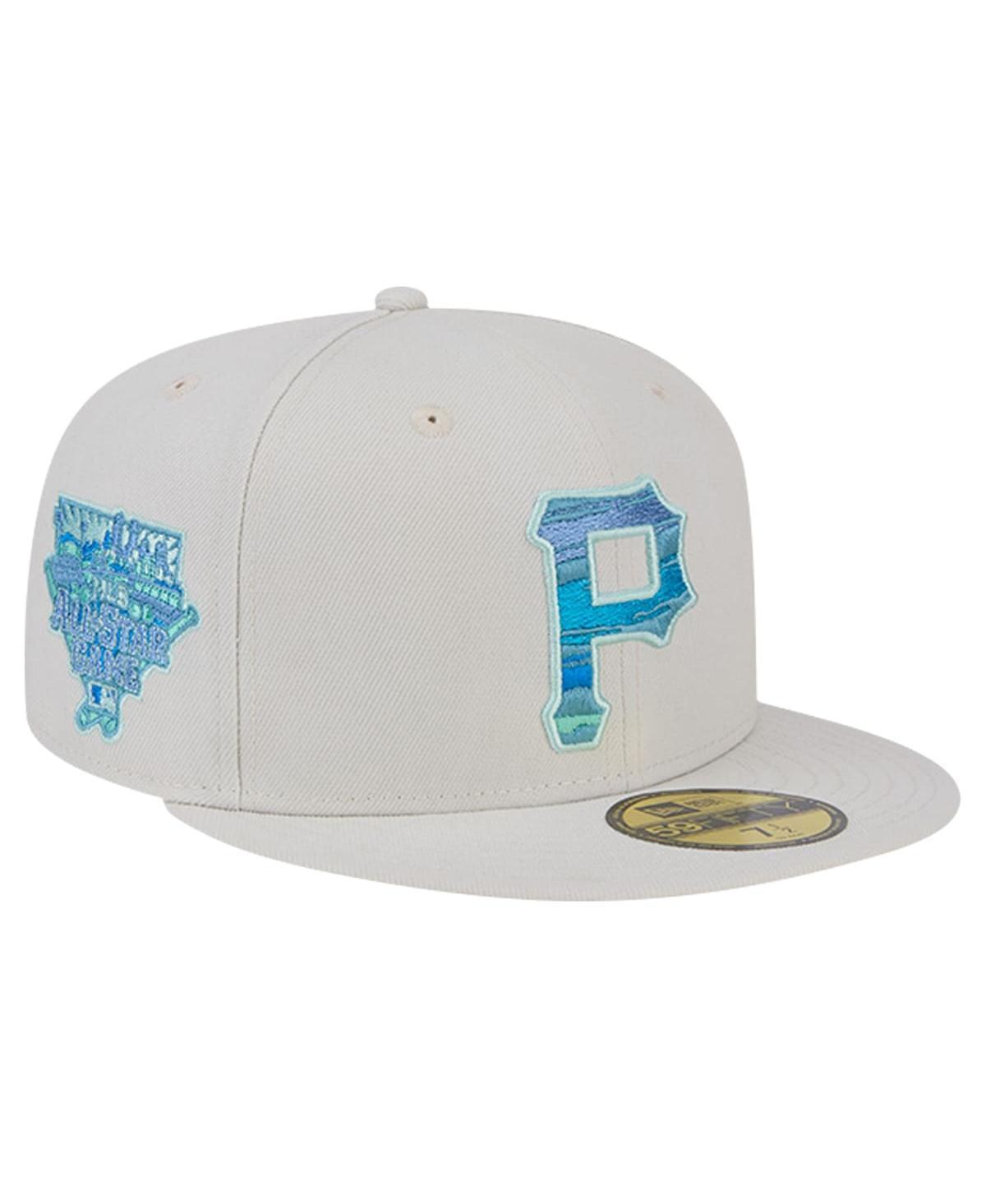 Mens New Era Khaki Pittsburgh Pirates Stone Mist 59FIFTY Fitted Hat Product Image